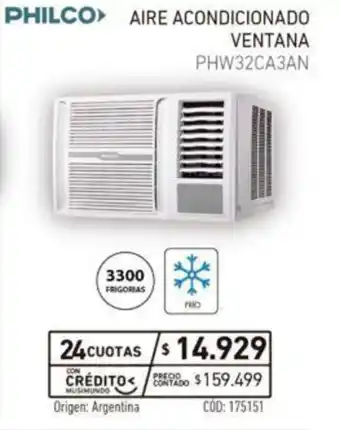 Musimundo Philco Aire Acondicionado Ventana oferta