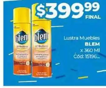 Diarco Lustra muebles blem oferta