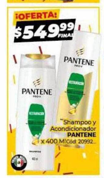 Diarco Shampoo y acondicionador pantene oferta