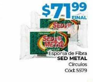 Diarco Esponja de fibra sed metal círculos oferta