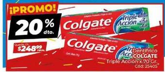 Diarco Dentífrico colgate triple acción oferta