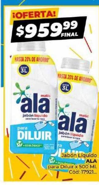 Diarco Jabón líquido ala para díluir oferta