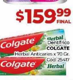 Diarco Dentífrico colgate herbal anticaries oferta
