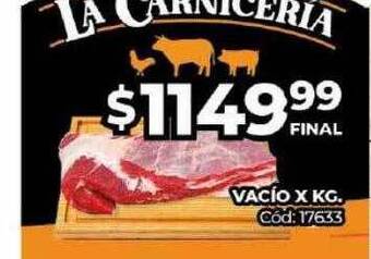 Diarco Vacío x kg oferta