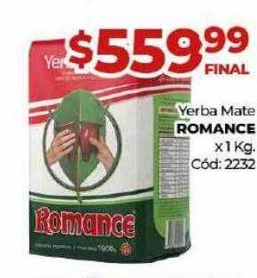 Diarco Yerba mate romance oferta