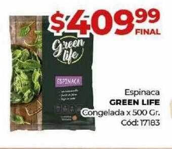 Diarco Espinaca green life congelada oferta