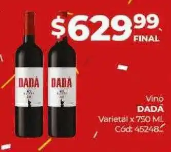 Diarco Vinón dadá varietal oferta