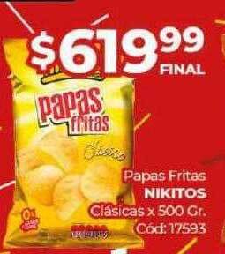 Diarco Papas fritas nikitos clásicas oferta