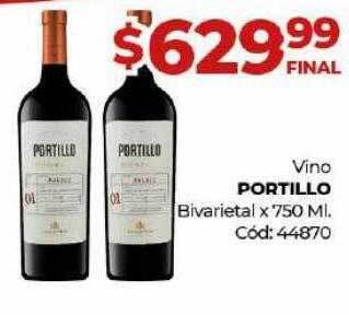 Diarco Vino portillo bivarietal oferta