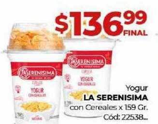 Diarco Yogur la serenisima con cereales oferta
