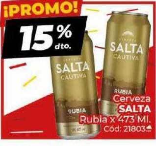 Diarco Cerveza salta rubia oferta