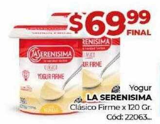 Diarco Yogur la serenisima clásico firme oferta