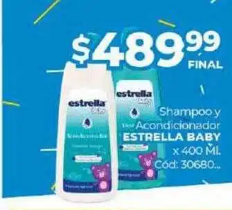 Diarco Shampoo y acondicionador estrella baby oferta