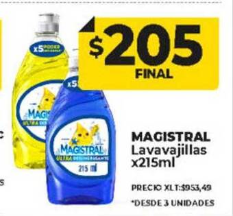 Supermayorista Vital Magistral lavavajillas oferta