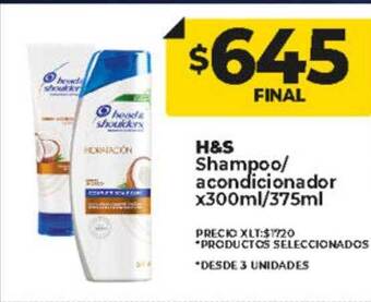 Supermayorista Vital H&s shampoo-acondicionador oferta