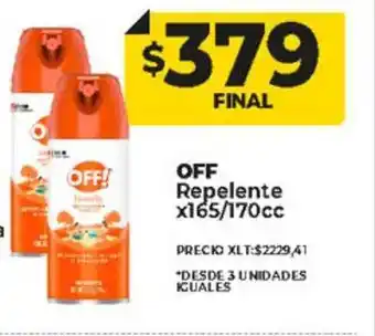 Supermayorista Vital Off repelente x165-170cc oferta