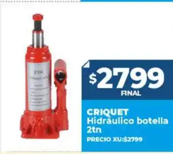 Supermayorista Vital Criquet hidráulico botella 2tn oferta