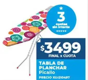 Supermayorista Vital Tabla de planchar picallo precio oferta