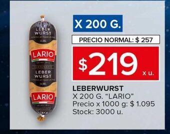 Carrefour Maxi Leberwurst oferta