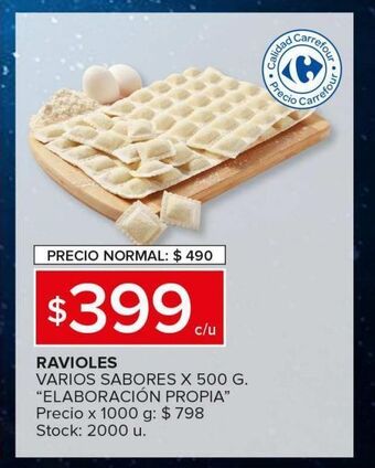 Carrefour Maxi Ravioles oferta