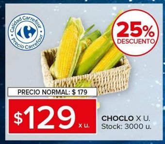 Carrefour Maxi Choclo oferta