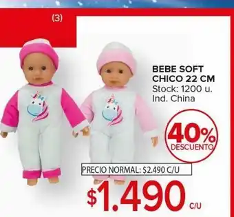 Carrefour Maxi Bebé soft chico 22 cm oferta