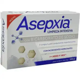 Farmacia Del Puente Asepxia jabón bicarbonato de sodio 100 gr oferta
