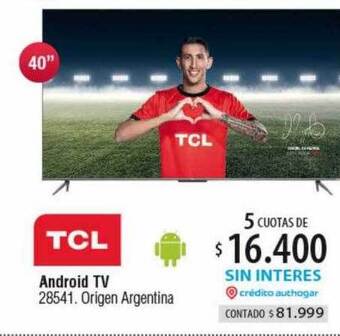 Authogar Tcl android tv oferta