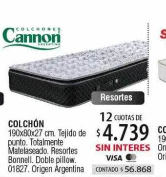 Authogar Colchón cannon oferta