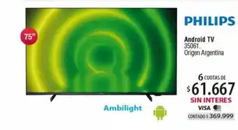 Authogar Philips android tv oferta