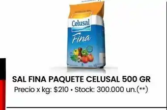 Changomas Sal celusal 500g oferta