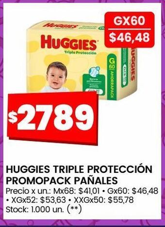 Changomas Pañales huggies oferta