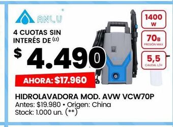 Changomas Hidrolavadora anlu oferta