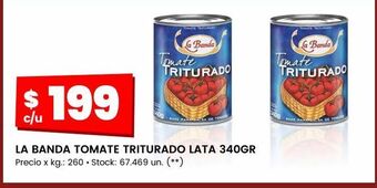 Changomas Tomate triturado la banda 340g oferta