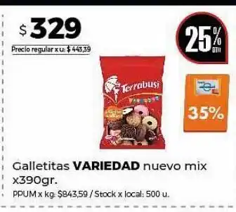 Disco Galletas variedad nuevo mix 390g oferta