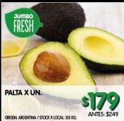 Jumbo Palta x un oferta