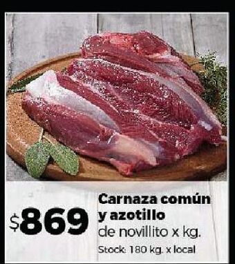 Disco Carnaza común y azotillo de novillito x kg oferta