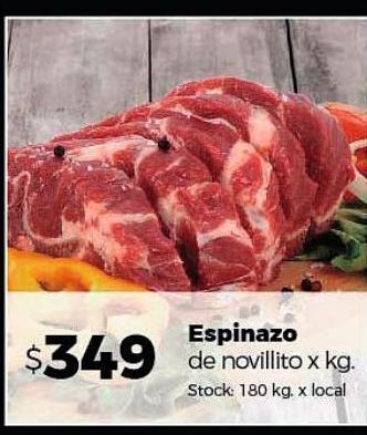 Disco Espinazo de novillito x kg oferta