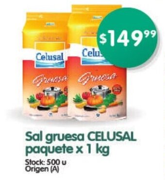 Supermercados Buenos Días Sal Gruesa CELUSAL Paquete x 1kg oferta