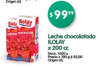 Supermercados Buenos Días Leche Chocolatada ILOLAY x 200cc oferta