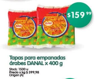 Supermercados Buenos Días Tapas para Empanadas Árabes DANAL x 400g oferta