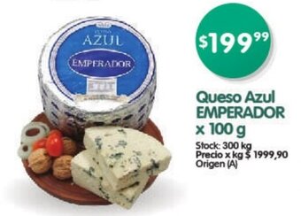 Supermercados Buenos Días Queso Azul EMPERADOR x 100g oferta