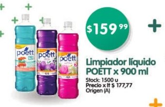 Limpiador Líquido POETT x 900ml