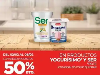 Supermercados DIA Yogurísimo y SER *Pote oferta