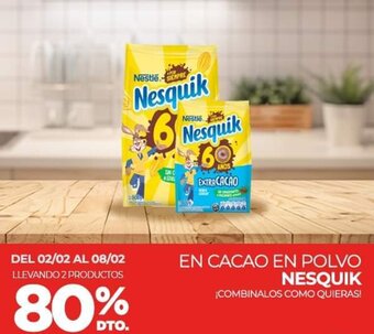 Supermercados DIA Nesquik oferta