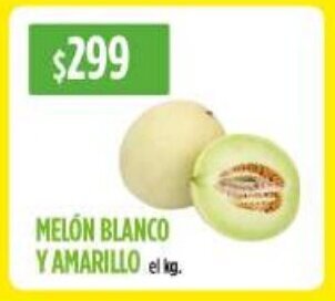Supermercados Vea Melón Blanco y Amarillo el kg oferta