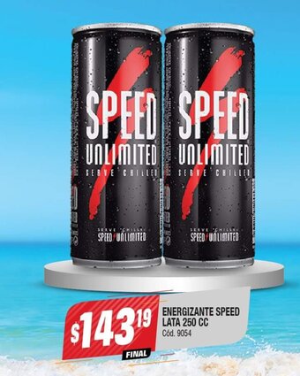 Supermercados Yaguar Energizante SPEED lata 250cc oferta