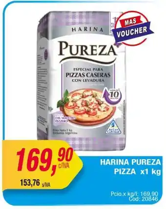 Maxiconsumo Harina PUREZA Pizza x 1kg oferta