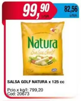 Maxiconsumo Salsa Golf NATURA x 125g oferta