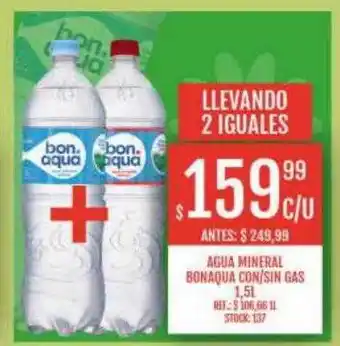 Supermercados Todo Agua mineral bonaqua con sin gas oferta